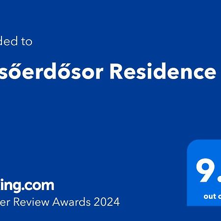Felsoerdosor Residence Βουδαπέστη Εξωτερικό φωτογραφία